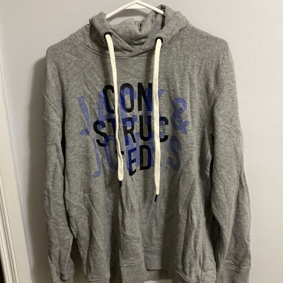 Xl jack and jones grey hoodie - Picture 1 of 2